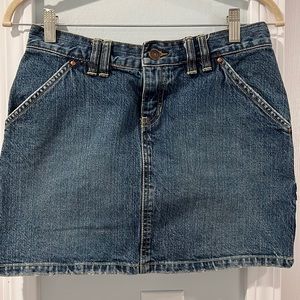 Y2K old navy mini jean skirt